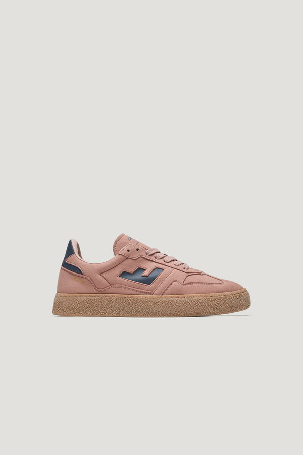 Karen Walker Burela Bold Sneakers Blush Suede