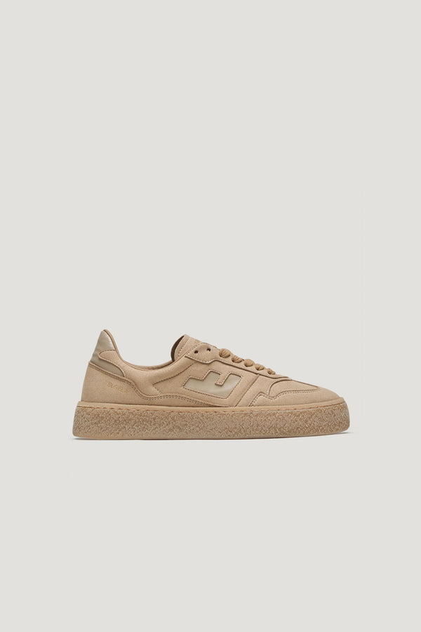 Karen Walker Burela Bold Sneakers Sand Suede
