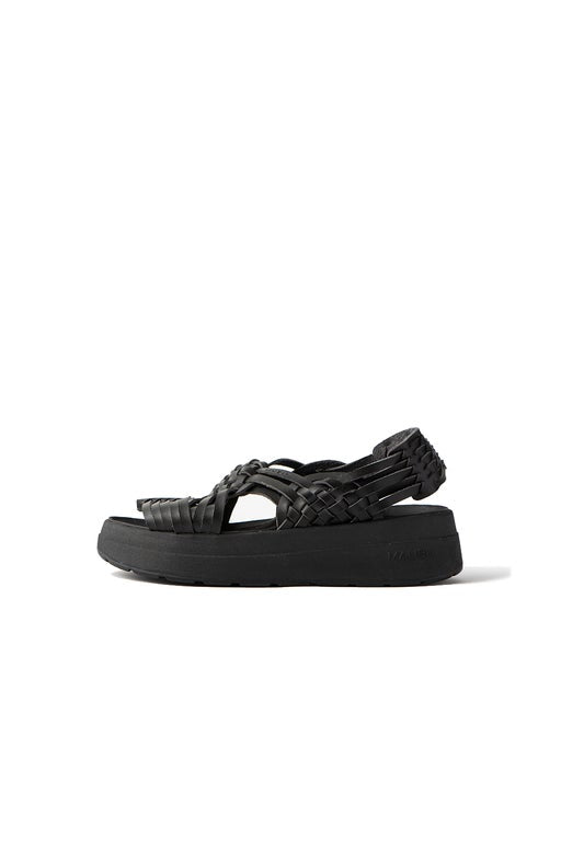 karen walker Canyon Platform Sandal Black/Black