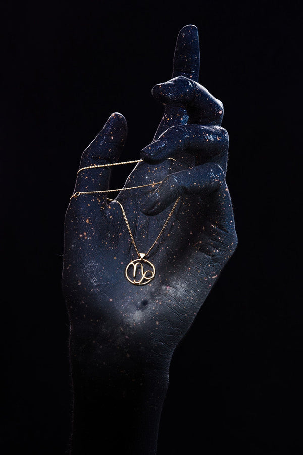 Karen Walker Capricorn Necklace Gold