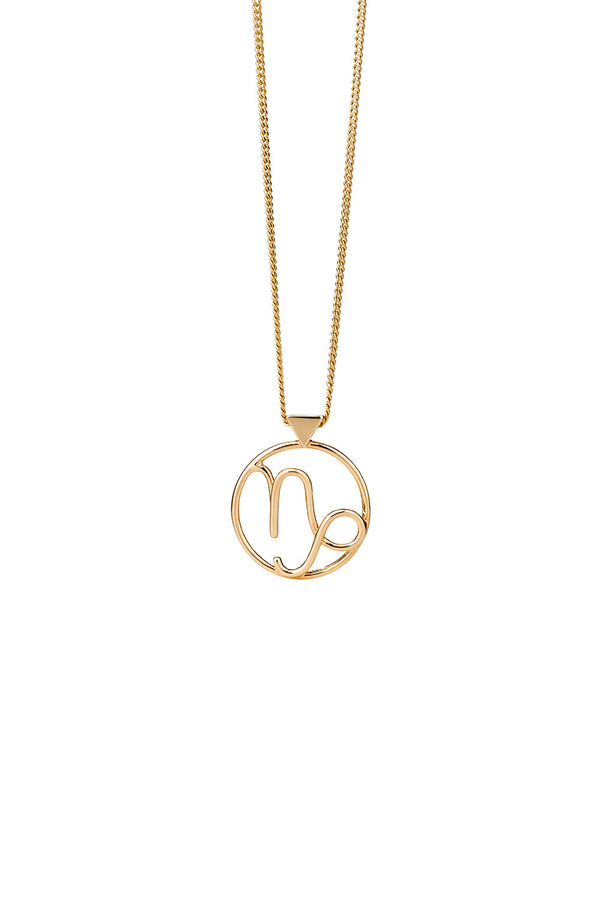karen walker Capricorn Necklace Gold