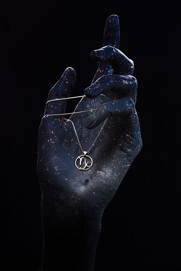 karen walker Capricorn Necklace Silver