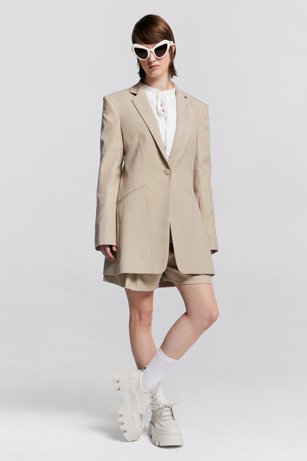 karen walker Carlton Jacket Oat