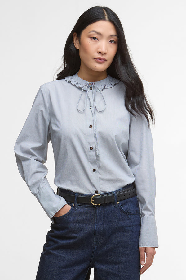 karen walker Cecelia Shirt Black Stripe