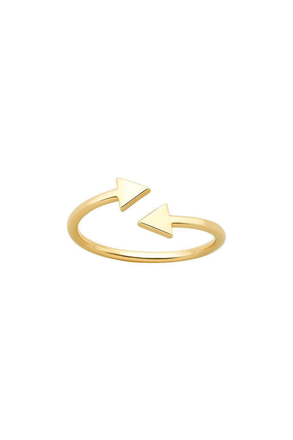 karen walker Celestial Arrows Ring Gold