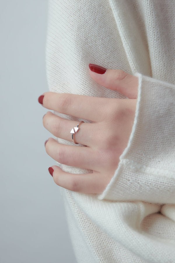 Karen Walker Celestial Arrows Ring Silver