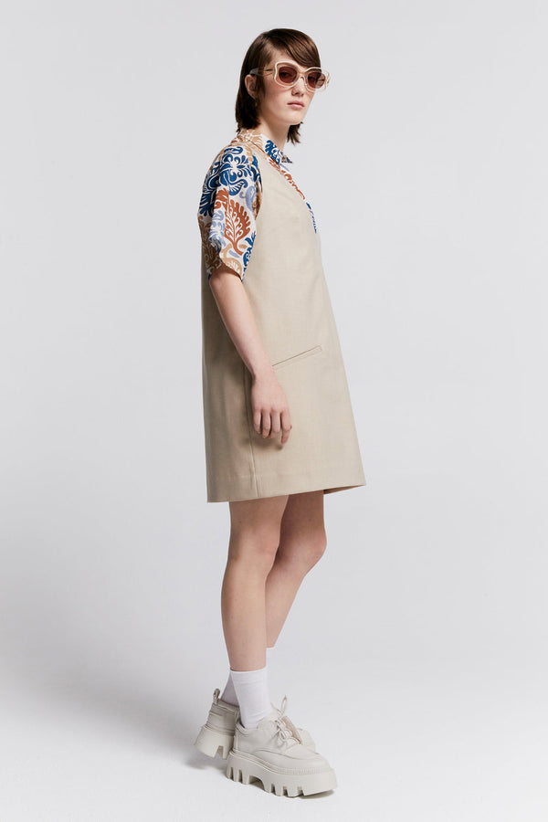 Karen Walker Chalet Dress Oat