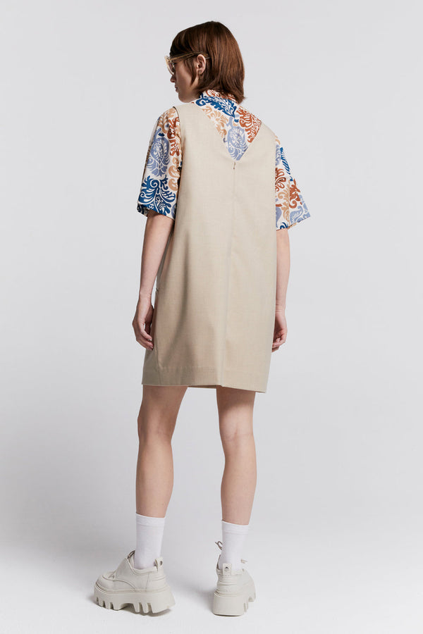 Karen Walker Chalet Dress Oat