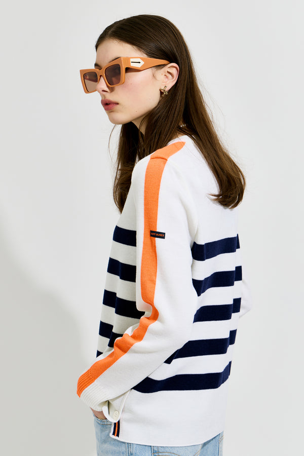 Karen Walker Chausey Navy-Inspired Striped Jumper