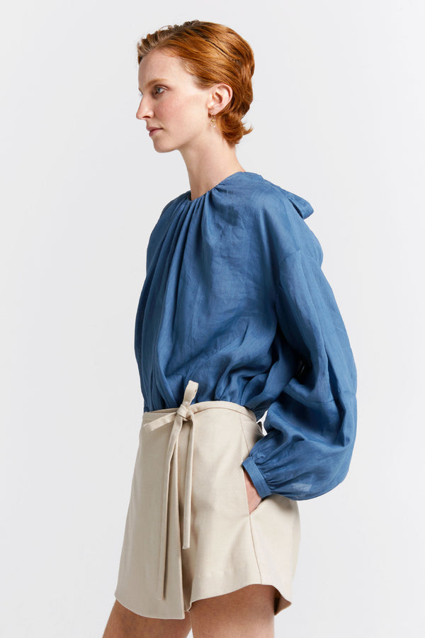 Karen Walker Cherished Wrap Skort Natural