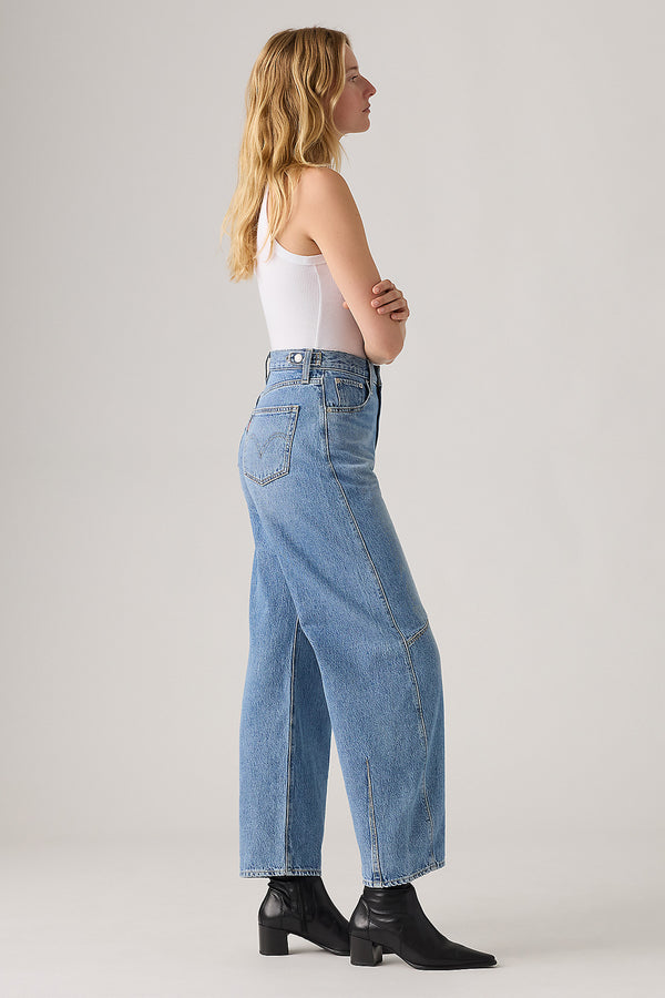 Karen Walker Cinch Barrel Jeans Let Love In
