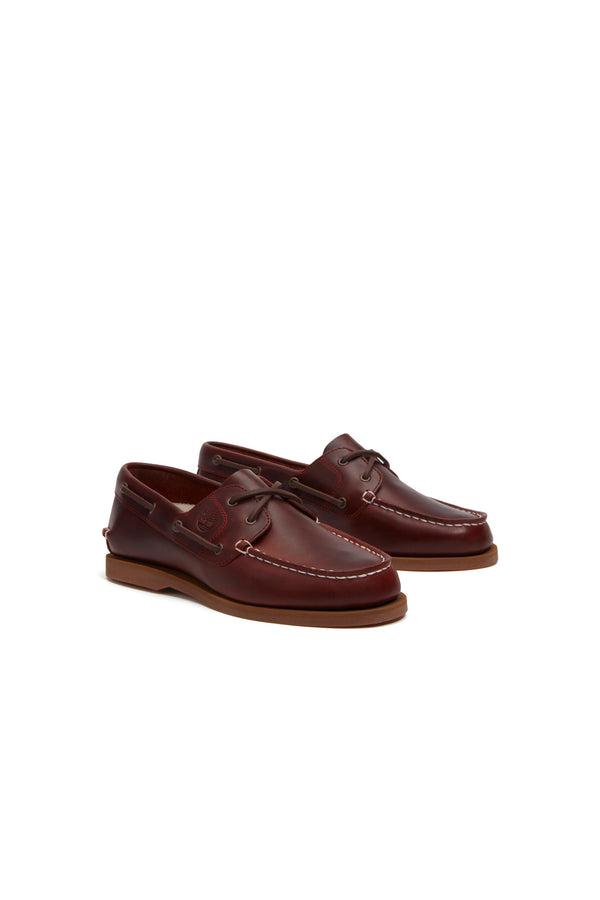 Karen Walker Classic 2-Eye Boat Shoe EIW Burgundy