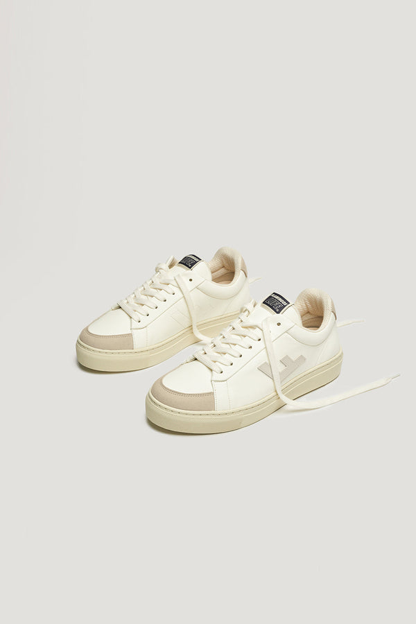 Karen Walker Classic 70s Kicks Off White/Bark/Ecru