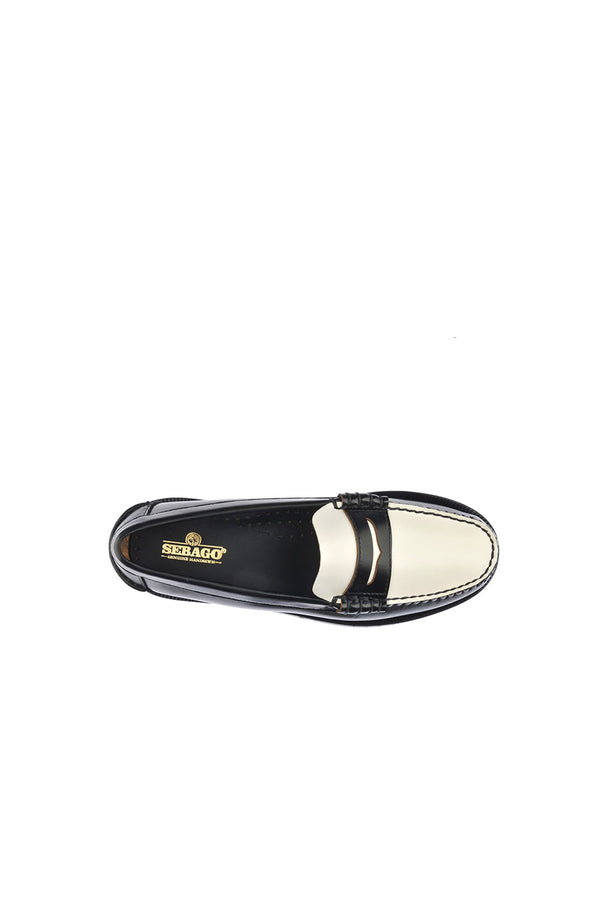 Karen Walker Classic Dan Loafers Black/White