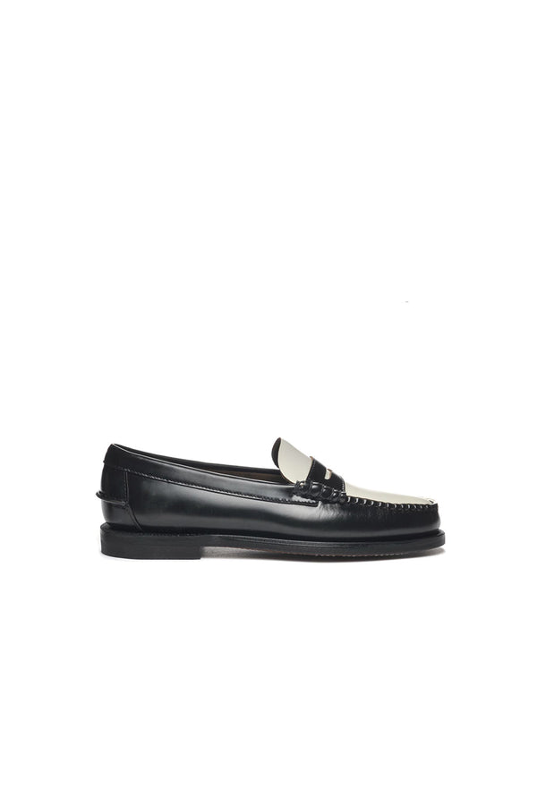 karen walker Classic Dan Loafers Black/White