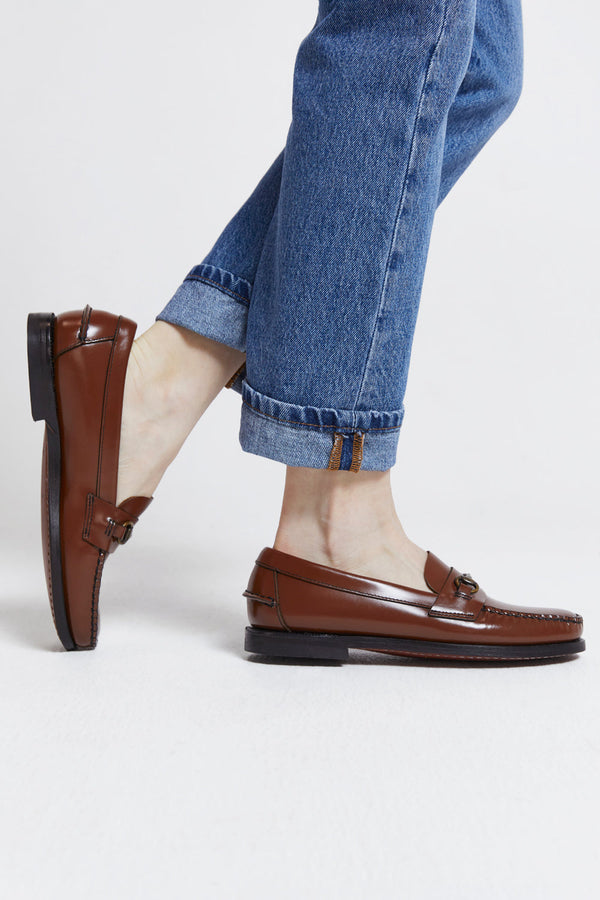 Karen Walker Classic Joe Loafers Brown