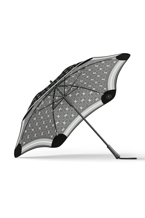 Karen Walker Classic Monogram Umbrella Black/Grey