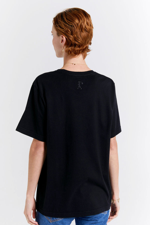 Karen Walker Classic Organic Cotton T-Shirt Black