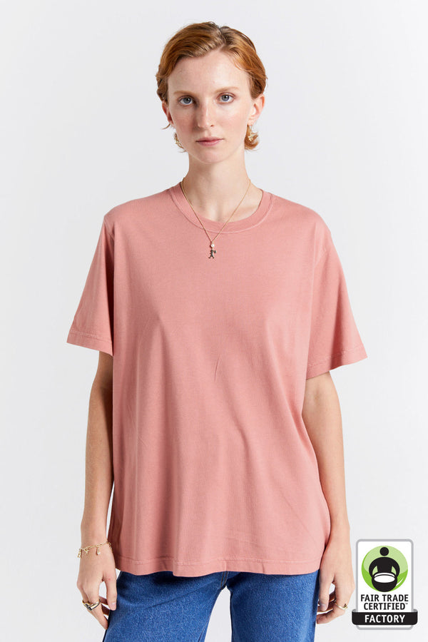 Karen Walker Classic Organic Cotton T-Shirt Rose