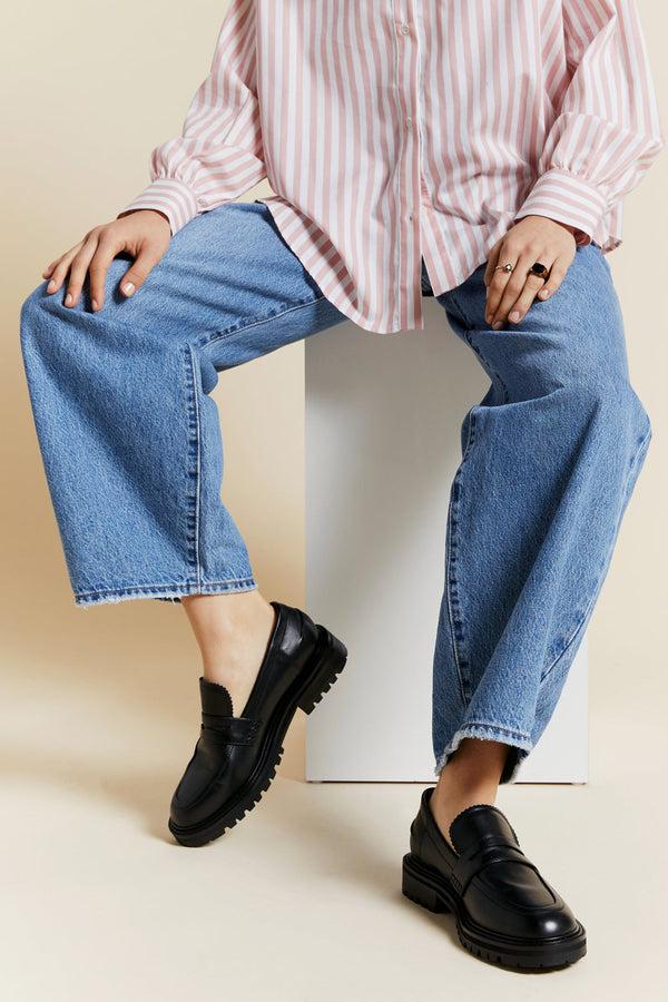 Karen Walker Cleo Loafer Black