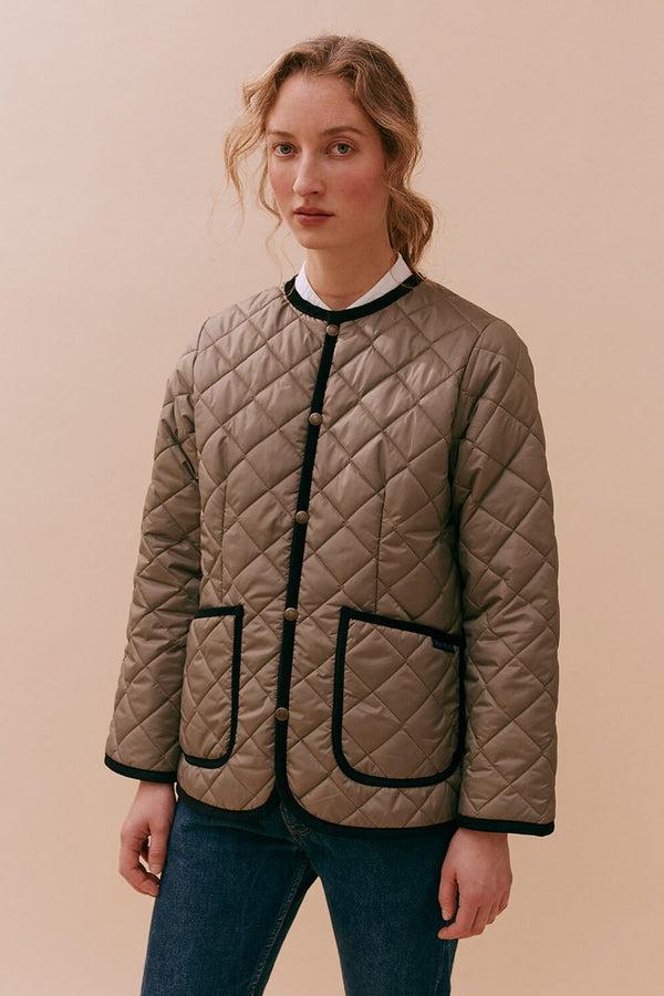 Karen Walker Contrast Cornard Jacket Cork