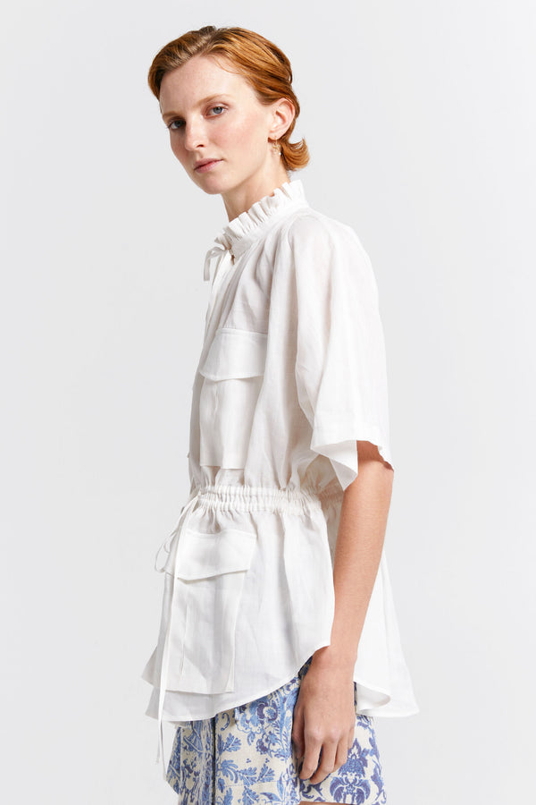 Karen Walker Credenza Shirt Off-White