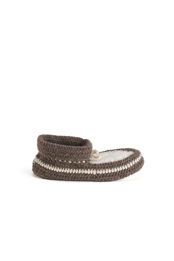 Karen Walker Crochet Slipper Bracken