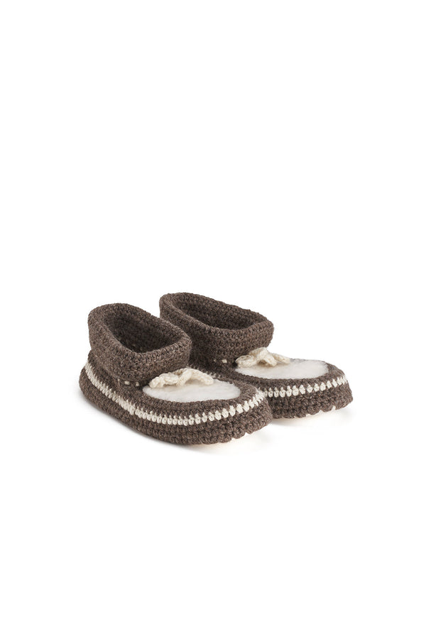 Karen Walker Crochet Slipper Bracken