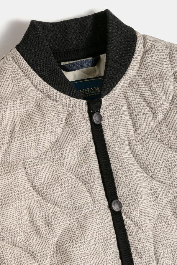 Karen Walker Cropped Bomber Gilet Beige/Natural