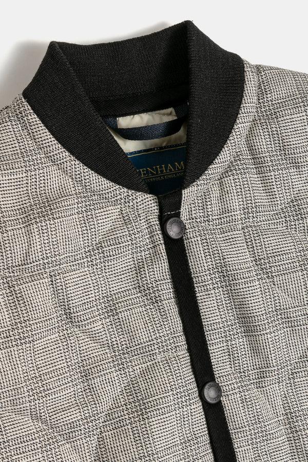 Karen Walker Cropped Bomber Gilet Black/Natural