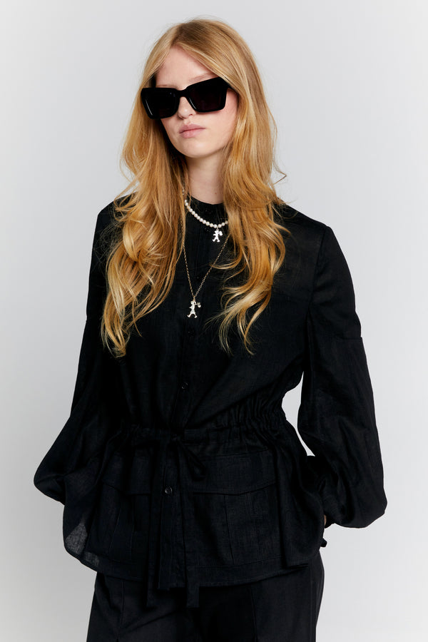 Karen Walker Discovery Shirt Black