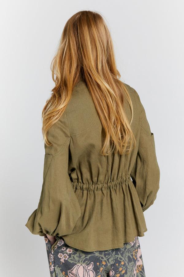 Karen Walker Discovery Shirt Herb Green