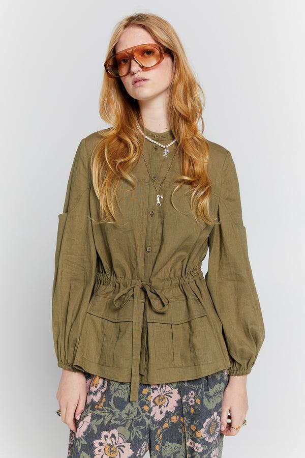 karen walker Discovery Shirt Herb Green