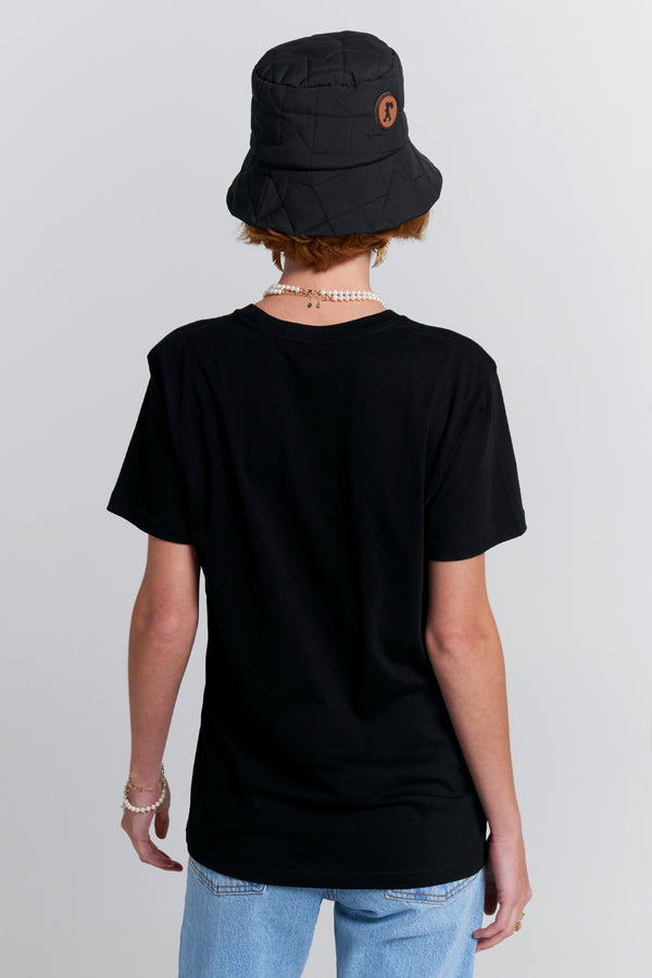 Karen Walker Dog Mum Organic Cotton T-Shirt Black