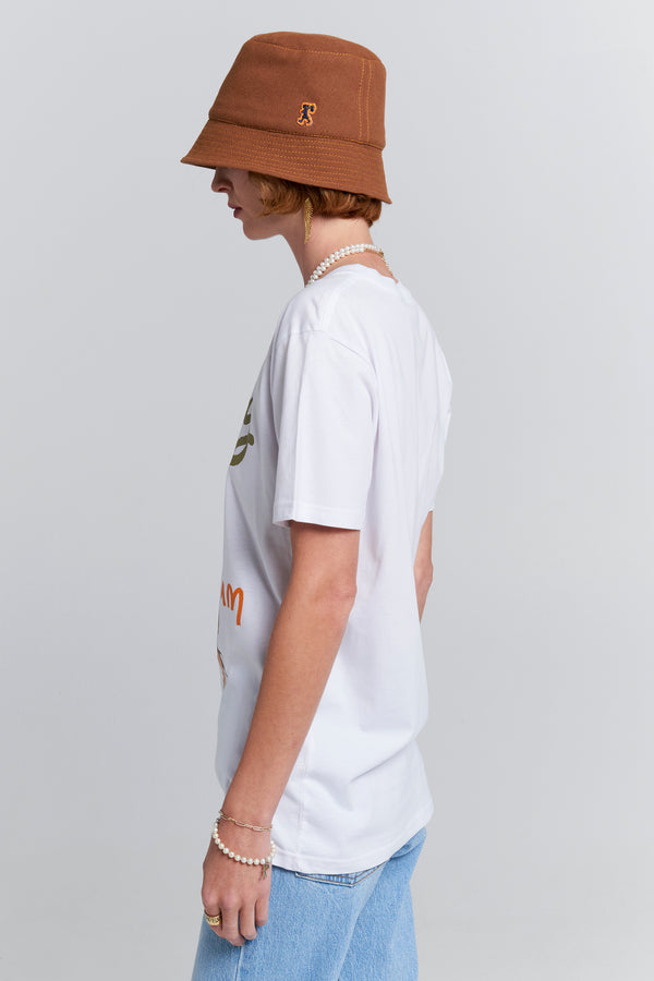 Karen Walker Dog Mum Organic Cotton T-Shirt White