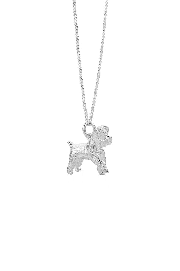 Karen Walker Dog Necklace Silver