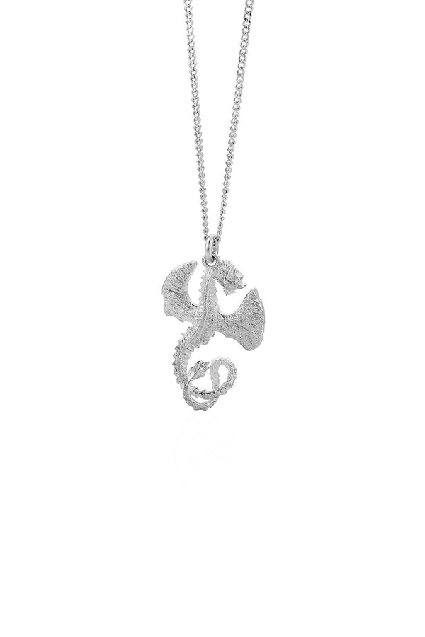 Karen Walker Dragon Necklace Silver