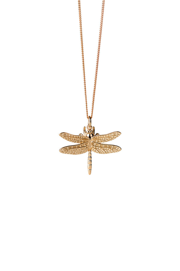 Karen Walker Dragonfly Necklace Gold