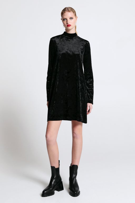 karen walker Electric Velvet Dress Black