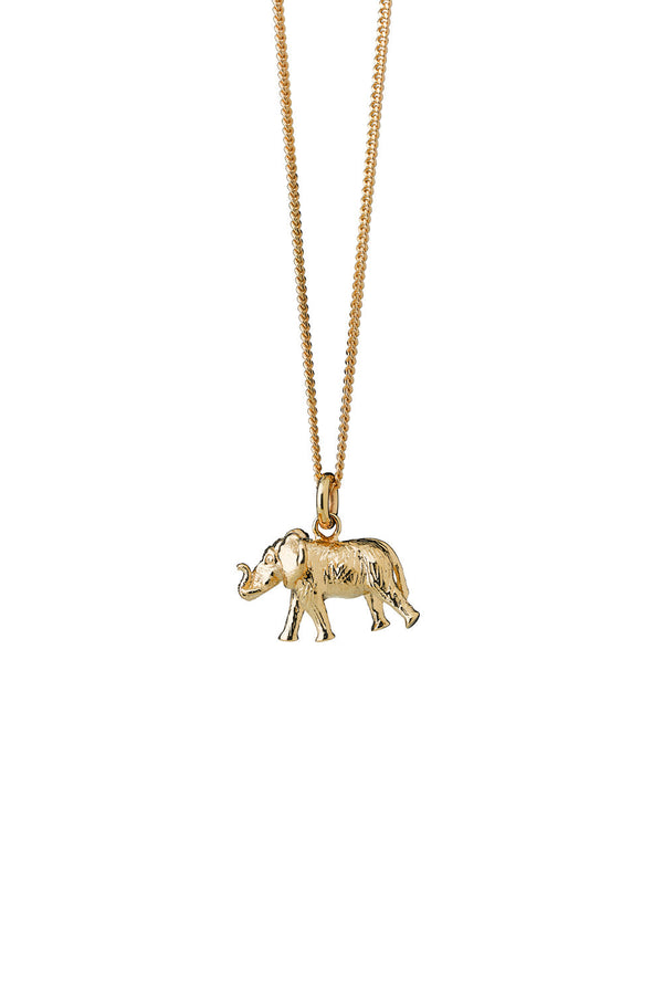 Karen Walker Elephant Necklace Gold