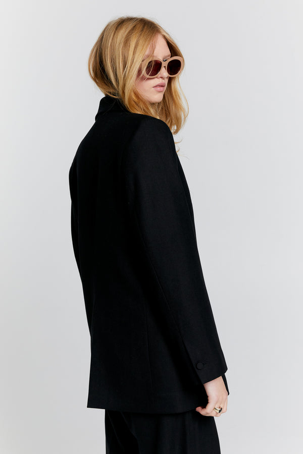 Karen Walker Escapade Double Breasted Jacket Black