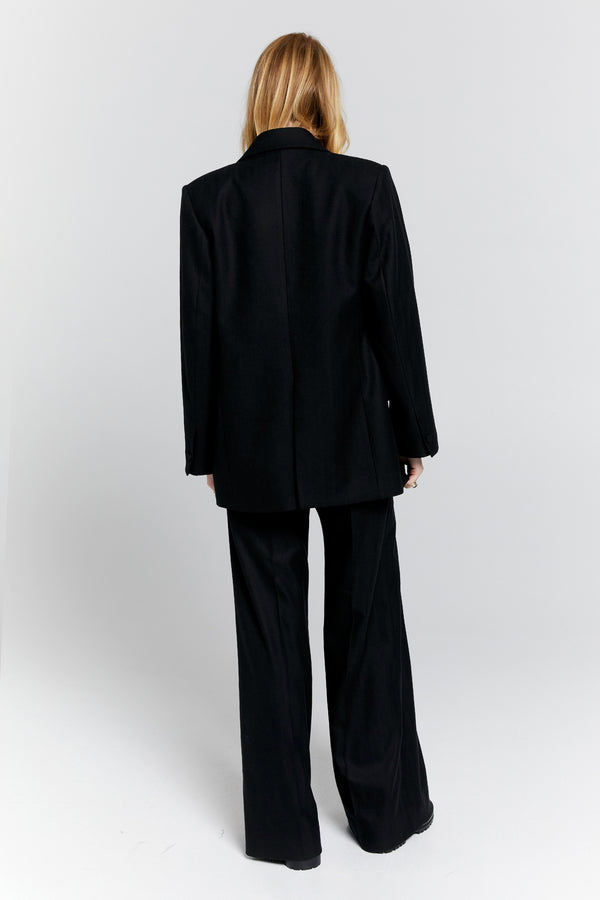 Karen Walker Escapade Double Breasted Jacket Black