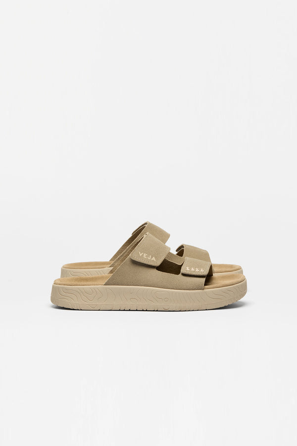 Karen Walker Etna Sandal Taupe/Almond/Almond