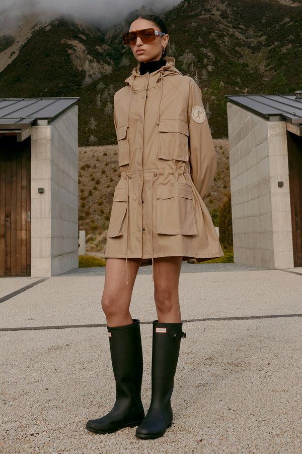 Karen Walker Excursion Raincoat Tan