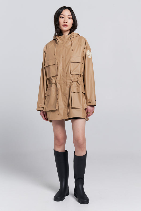 Karen Walker Excursion Raincoat Tan