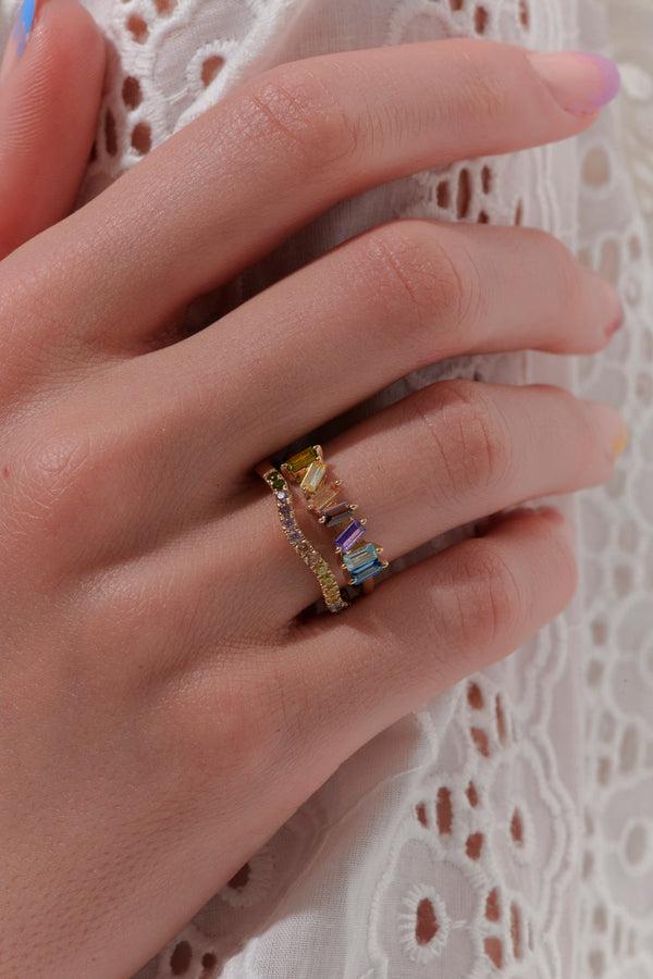 Karen Walker Expressionist Ring Gold