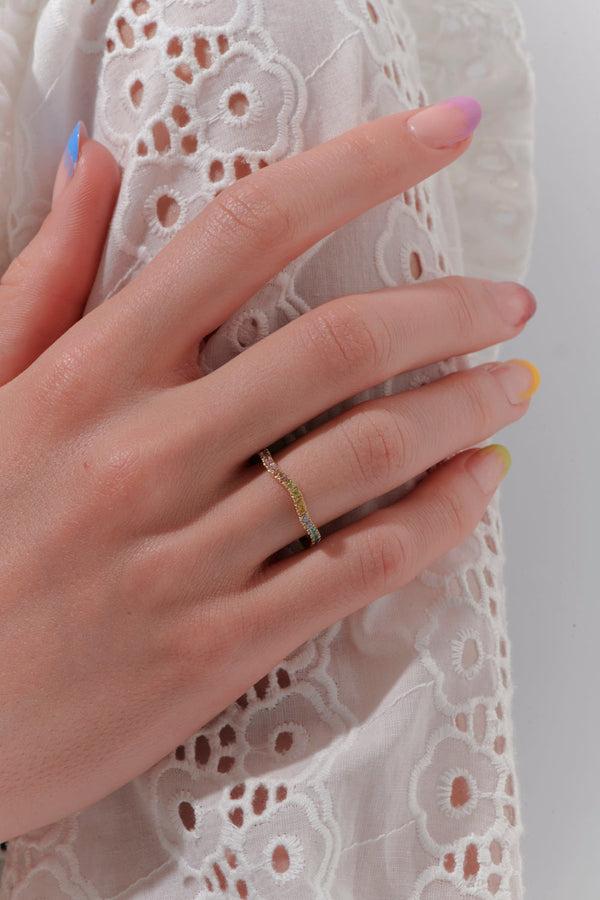 Karen Walker Expressionist Ring Gold