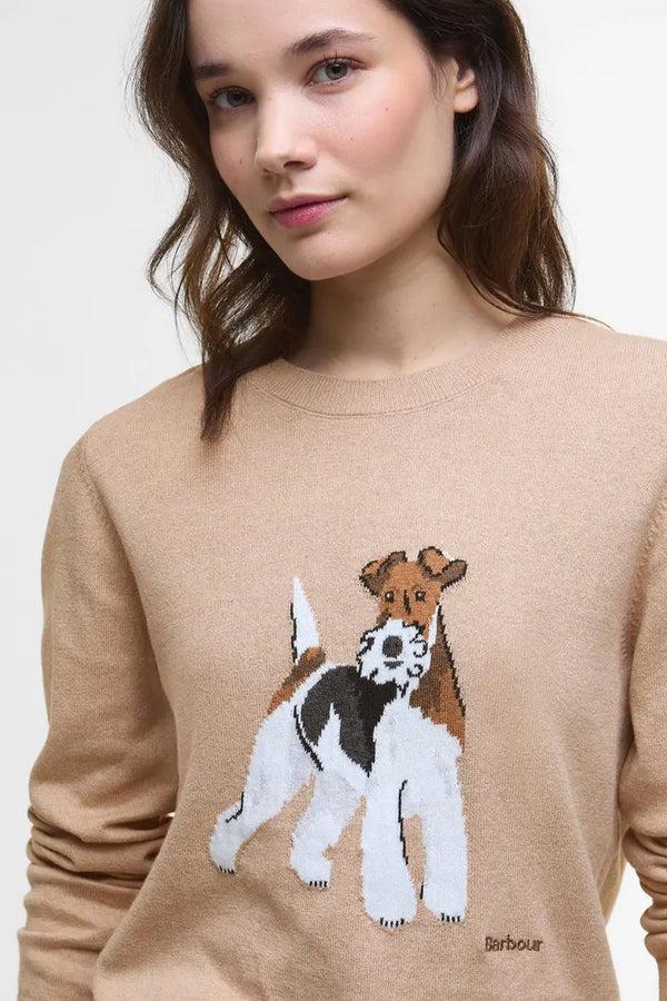Karen Walker Fareham Knitted Jumper Pale Camel