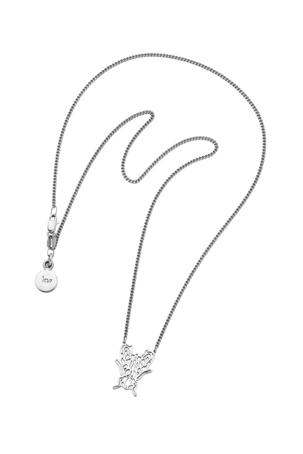 Karen Walker Filigree Fly Necklace Silver