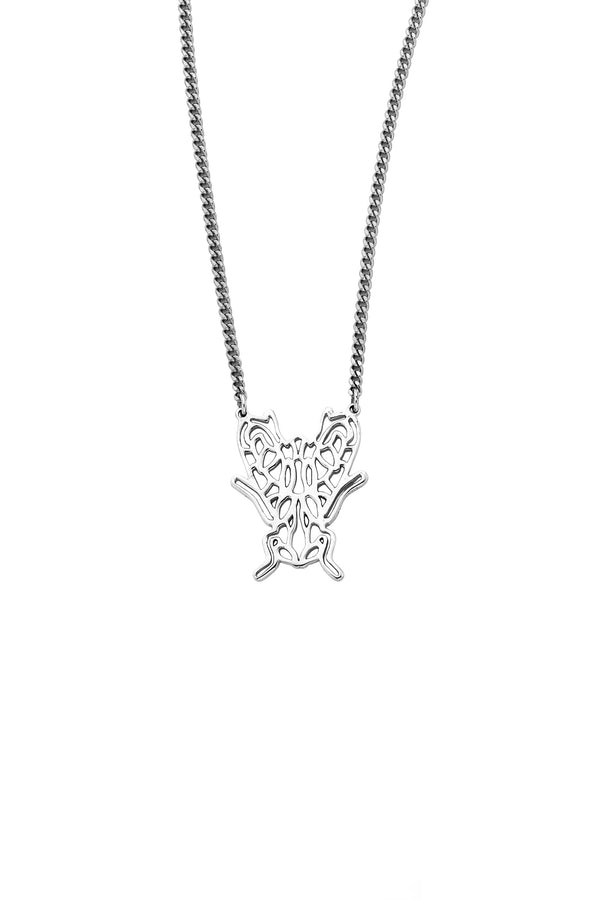 karen walker Filigree Fly Necklace Silver
